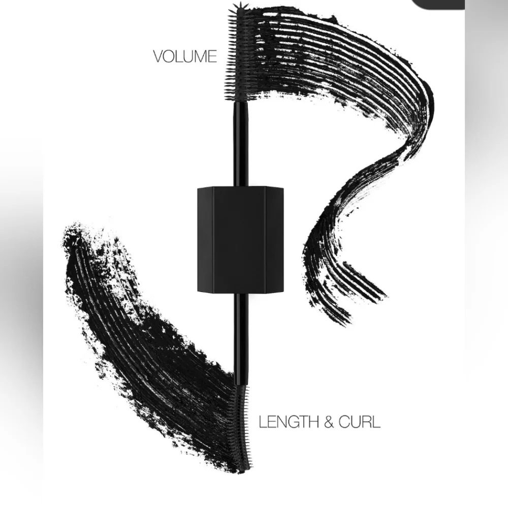 HUDA Legit Lashes Volumizing Mascara-Double Ended Extreme Black NEW